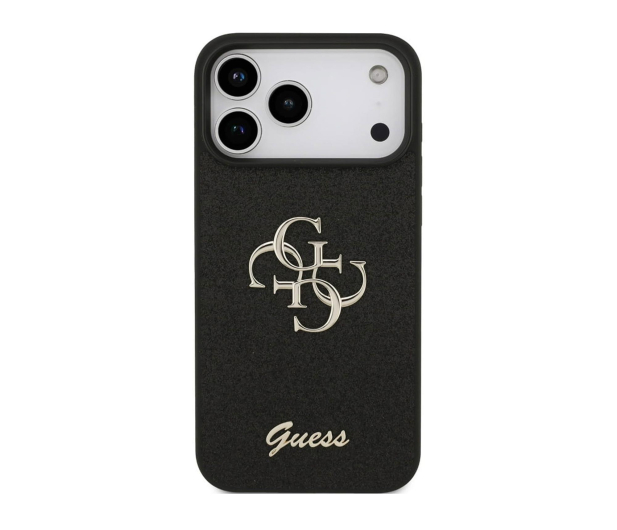 Guess Fixed Glitter Big 4G do iPhone 17 Pro czarny - 1365525 - zdjęcie 2